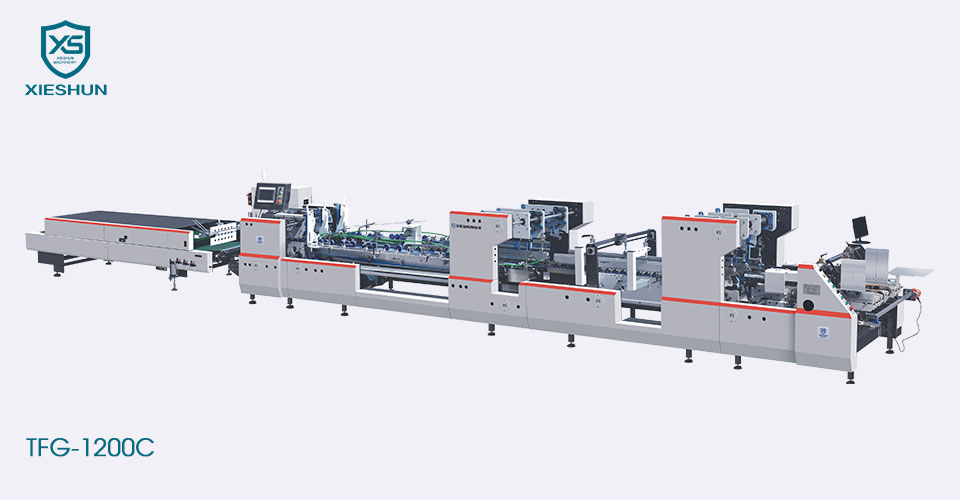 4/6 Corner ຄວາມໄວສູງ Folder Gluer Machine
