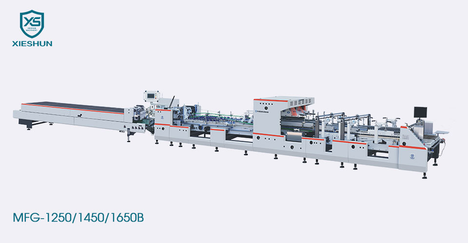 Gluer Folder Lock ພື້ນຫຼັງໜັກອັດຕະໂນມັດ